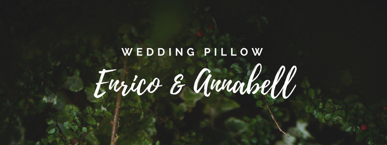 Enrico & Annabell – Wedding Pillow