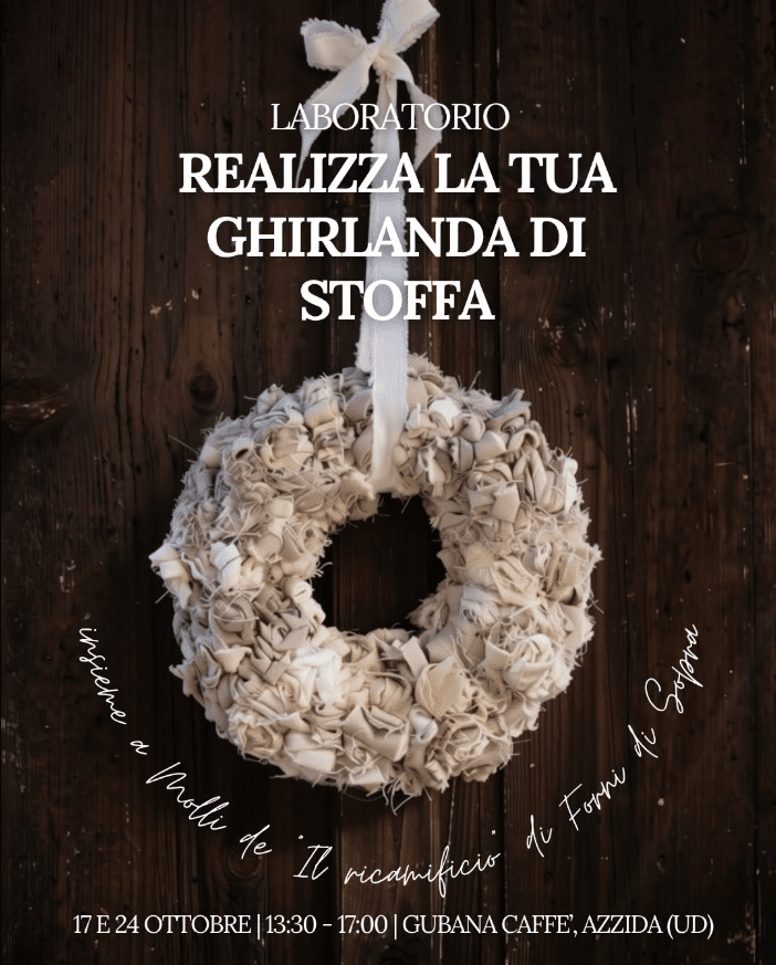 Realizza la tua ghirlanda di stoffa - BLECS - 17 e 24 Ottobre